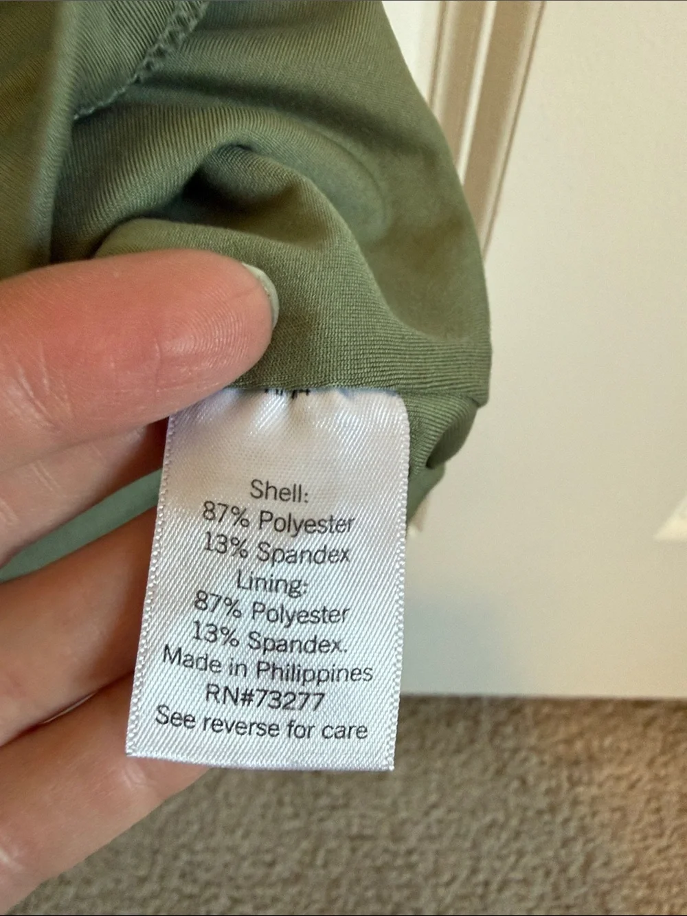 Nine West Olive Scoop Neck Tank - Picture 3 of 5